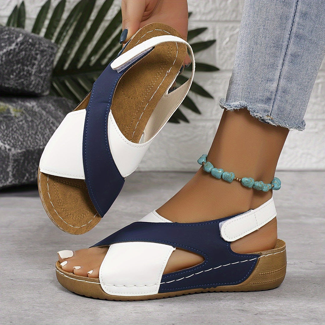 Sandales confort pour femmes Sahara avec lanières croisées - Élégantes et Confortables