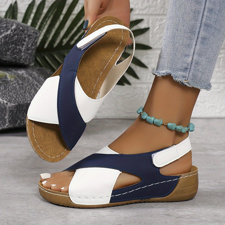 Sandales confort pour femmes Sahara avec lanières croisées - Élégantes et Confortables