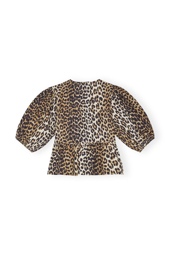 Berynth | Chemisier chic pour femmes avec des manches bouffantes et un détail nœud - un top élégant et stylé
