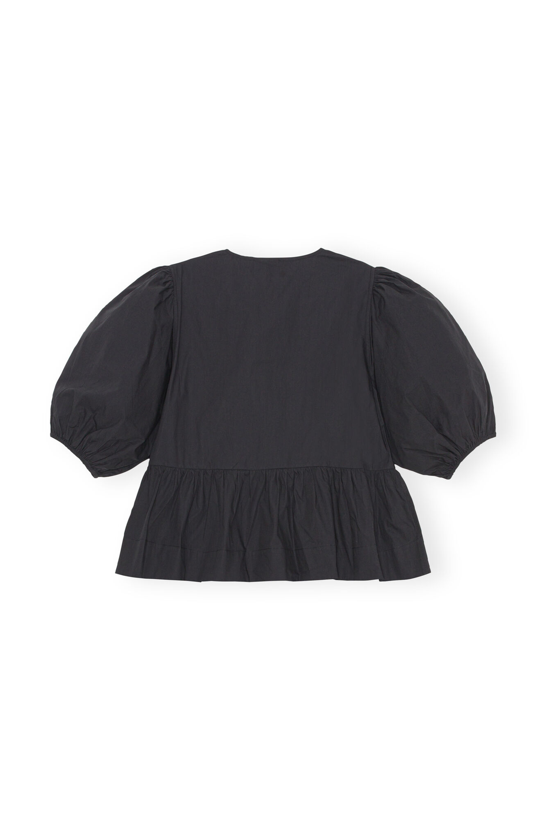 Berynth | Chemisier chic pour femmes avec des manches bouffantes et un détail nœud - un top élégant et stylé