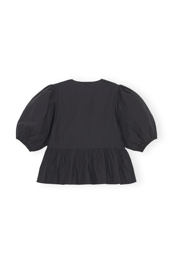 Berynth | Chemisier chic pour femmes avec des manches bouffantes et un détail nœud - un top élégant et stylé
