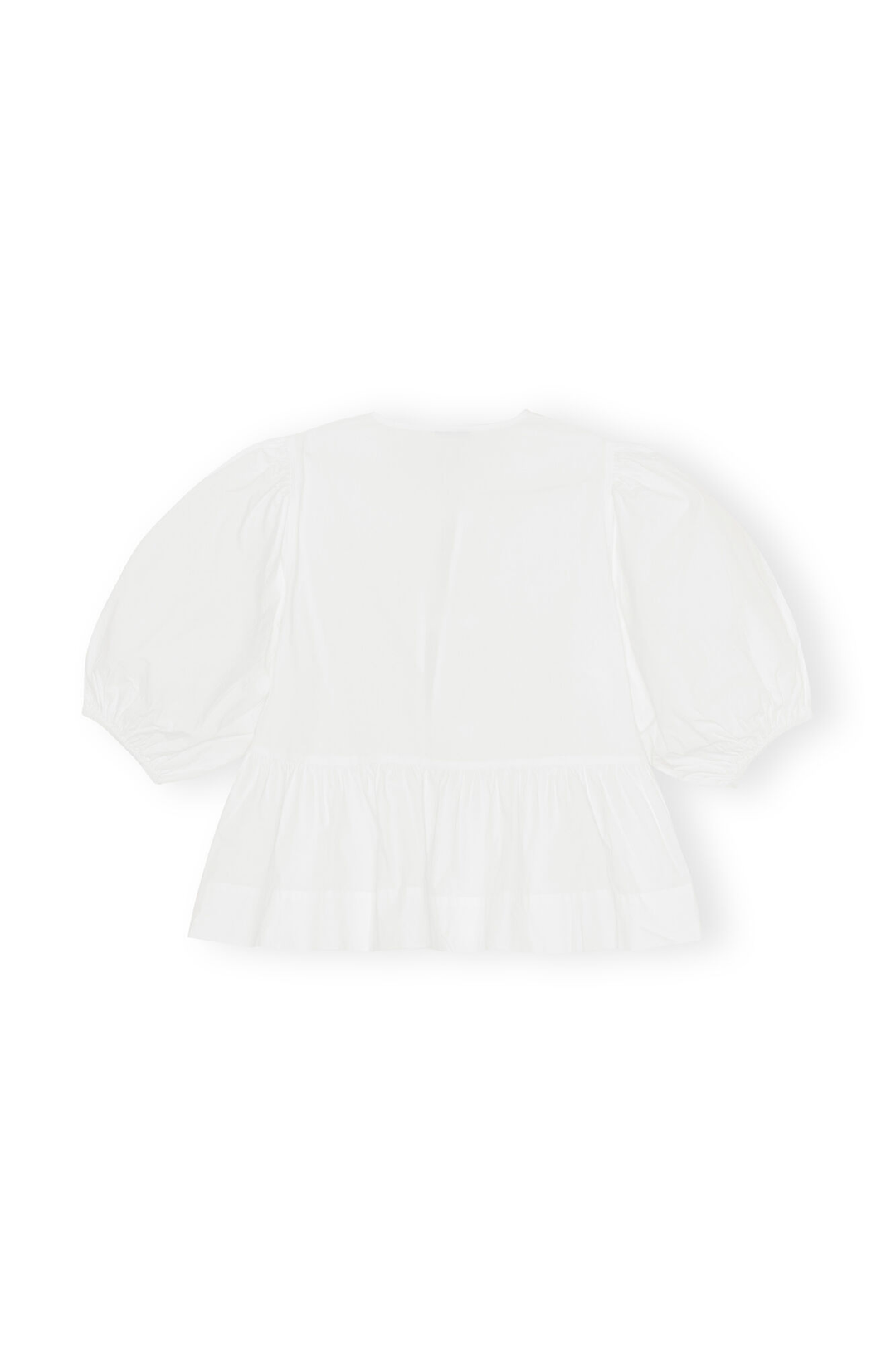 Berynth | Chemisier chic pour femmes avec des manches bouffantes et un détail nœud - un top élégant et stylé