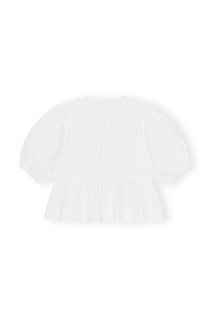 Berynth | Chemisier chic pour femmes avec des manches bouffantes et un détail nœud - un top élégant et stylé