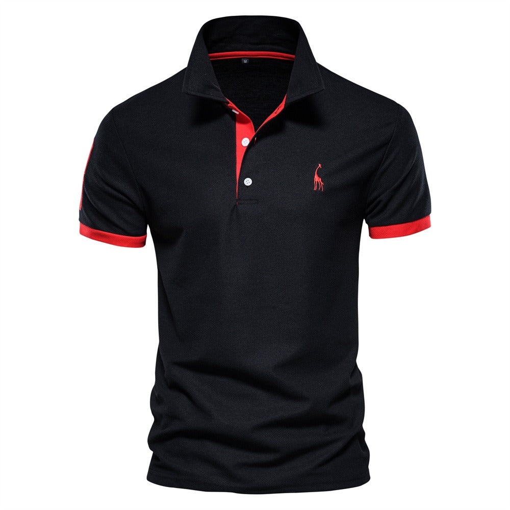 Berake | Polos Bicolores avec accents sportifs pour un look élégant