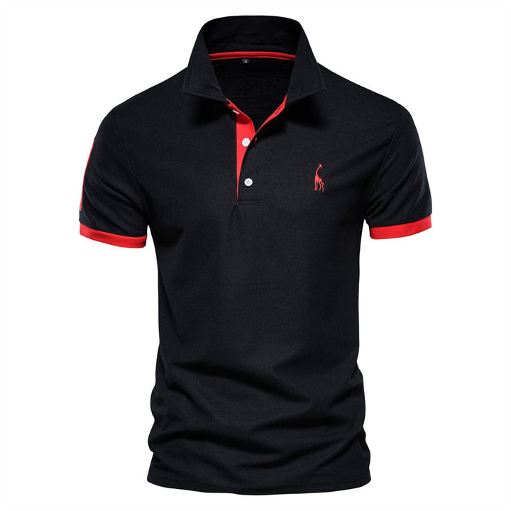 Berake | Polos Bicolores avec accents sportifs pour un look élégant