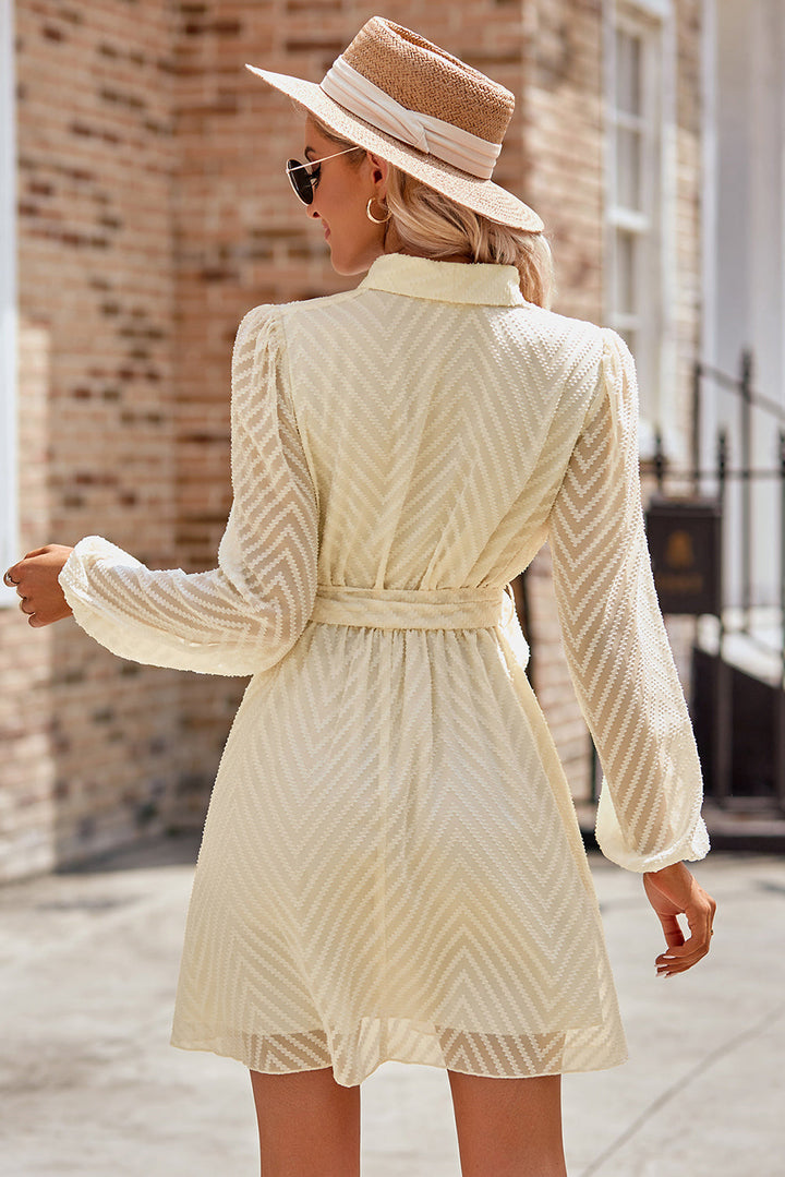 Emilie | Stylish Elegant V-Neck Striped Dress