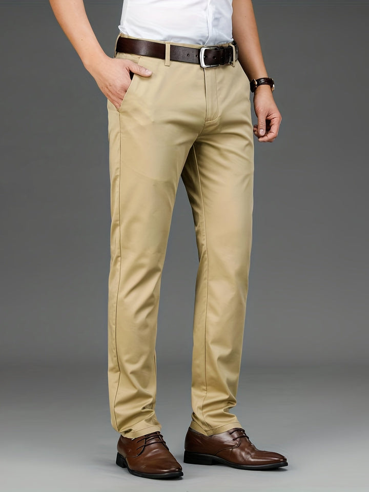 Victor - Pantalon Stretch Ajusté Intemporel pour Confort et Style