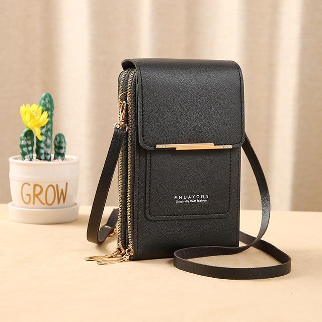 Sacoche crossbody compact et élégante avec un porte-carte multifonction pratique.