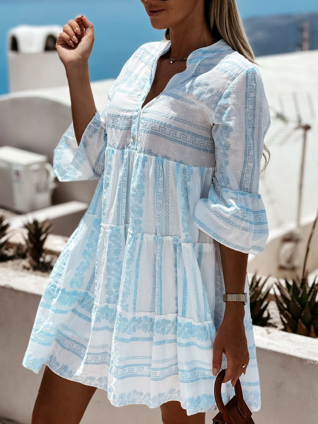 Beda | Robe d'été boho pour femmes - Robe de plage légère et fluide offrant un confort optimal