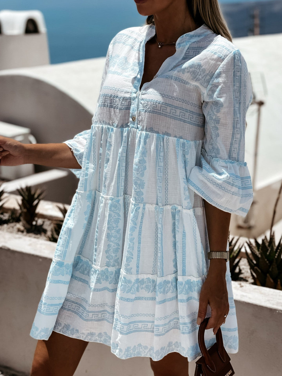 Beda | Robe d'été boho pour femmes - Robe de plage légère et fluide offrant un confort optimal
