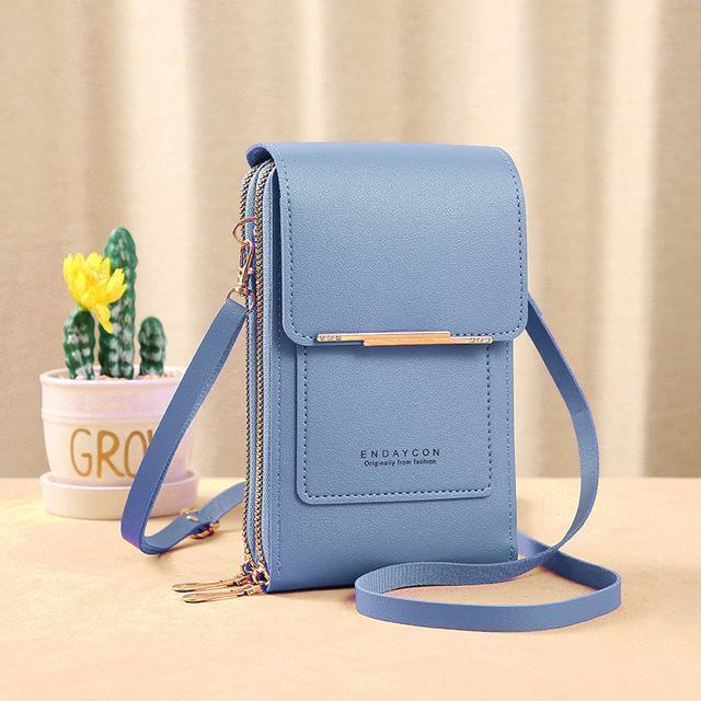 Sacoche crossbody compact et élégante avec un porte-carte multifonction pratique.