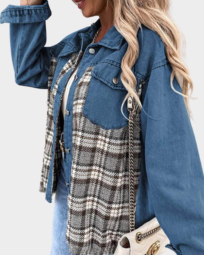 Lina - Veste denim d'automne stylée pour femmes