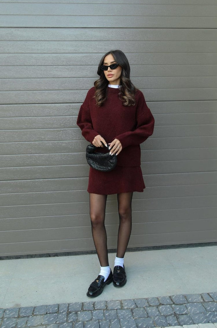 Lucie™ - Doux ensemble d'automne en laine