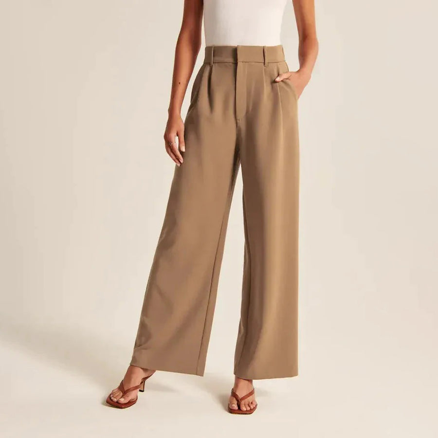 Serenna - Pantaloons haute taille élégant pour un look stylé