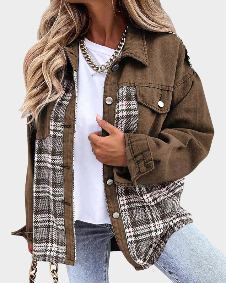 Lina - Veste denim d'automne stylée pour femmes