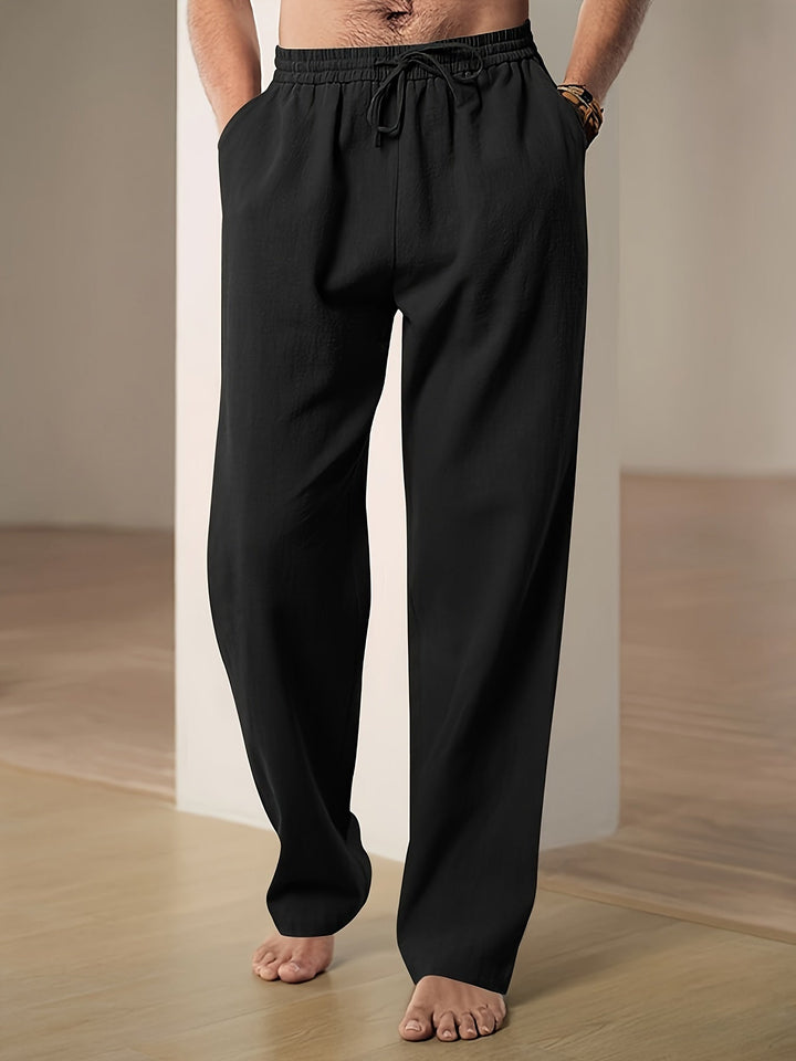 Mateo - Pantalon en lin pour homme Respirant pour un confort et un style ultimes.