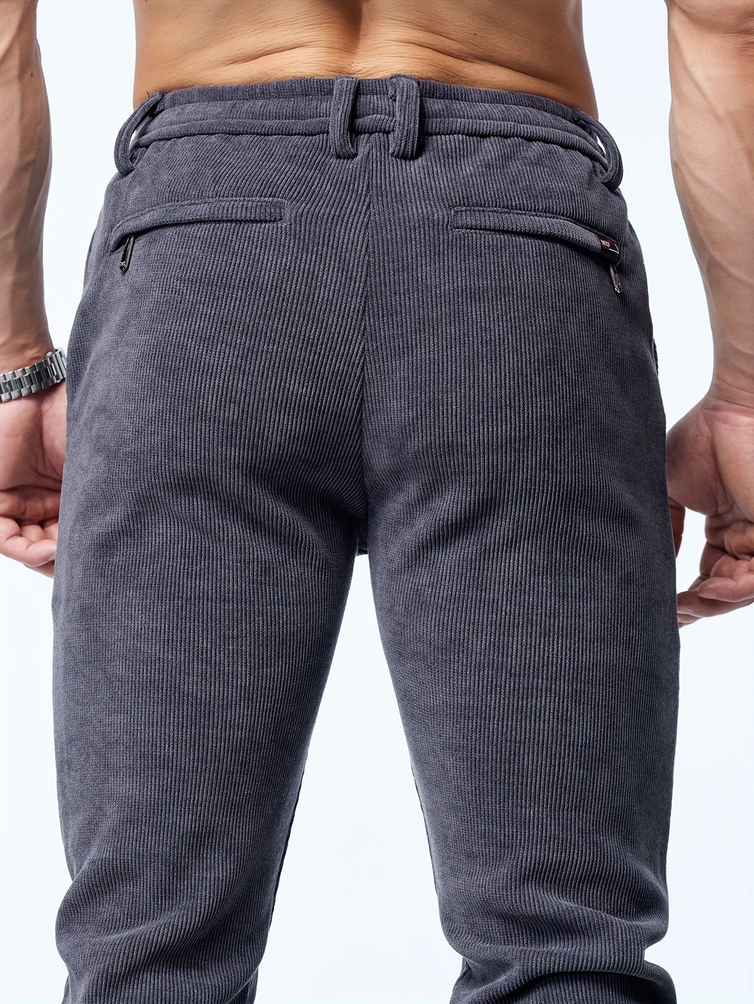 Milan - Pantalon en velours côtelé élégant et classique pour un look intemporel