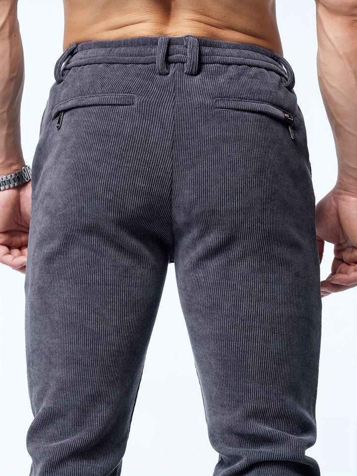 Milan - Pantalon en velours côtelé élégant et classique pour un look intemporel