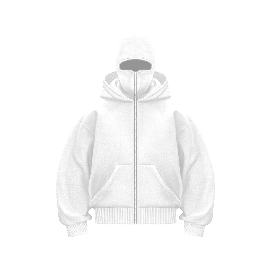 Joep™ Hoodie Oversize Luxueux avec Masque de Visage Amovible pour un Style et une Protection Ultimes