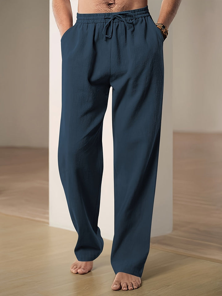 Mateo - Pantalon en lin pour homme Respirant pour un confort et un style ultimes.
