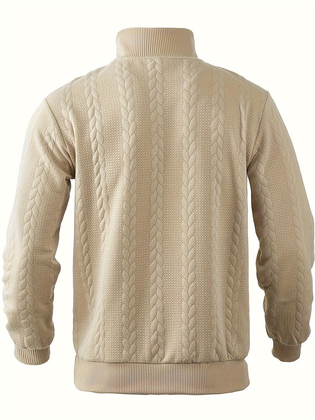 Alain™ - Pull vintage pour homme en cachemire avec fermeture éclair
