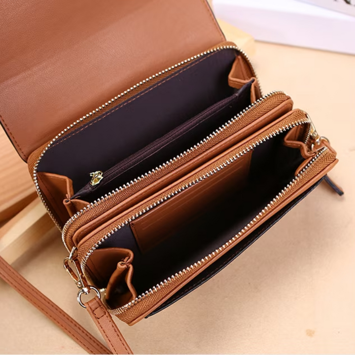 Sac en cuir synthétique élégant et classique pour un style intemporel.