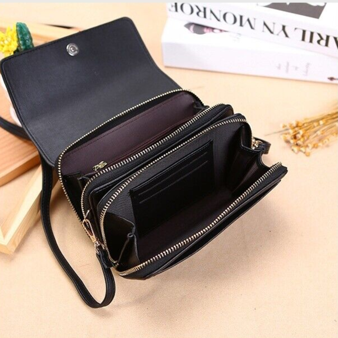 Sac en cuir synthétique élégant et classique pour un style intemporel.