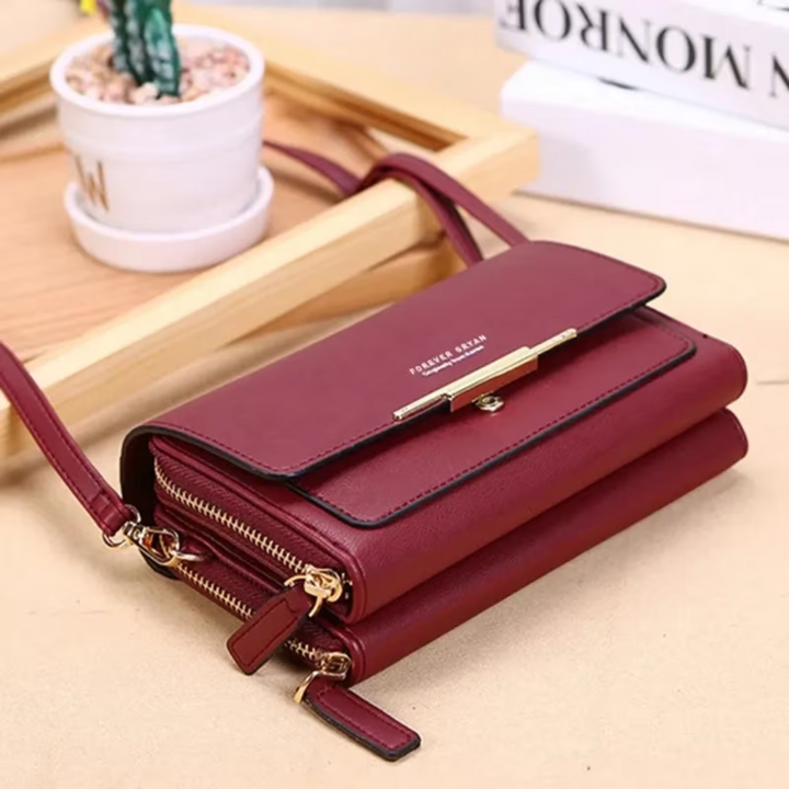 Sac en cuir synthétique élégant et classique pour un style intemporel.