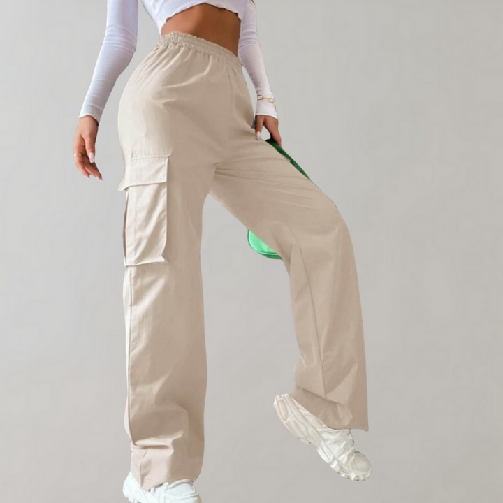 Senovia - Pantalon cargo droit et élégant pour femmes, pour un look tendance et confortable.
