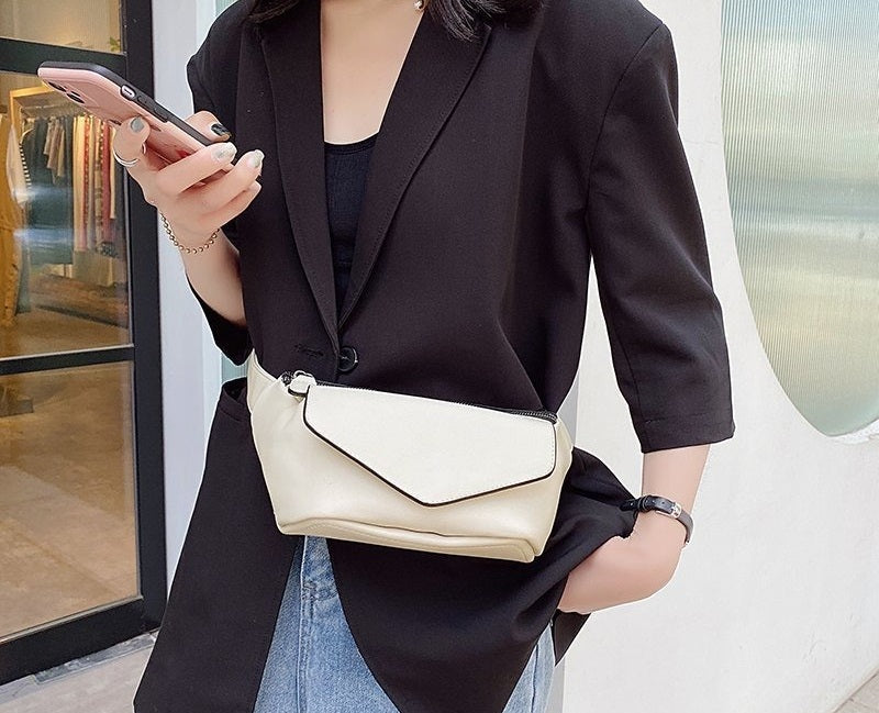 Zivora - Sacoche en cuir élégante avec une poche avant pratique pour un look tendance.