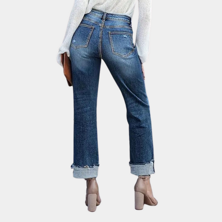 Sorentia - Jeans décontractés à la mode et confortables pour femmes