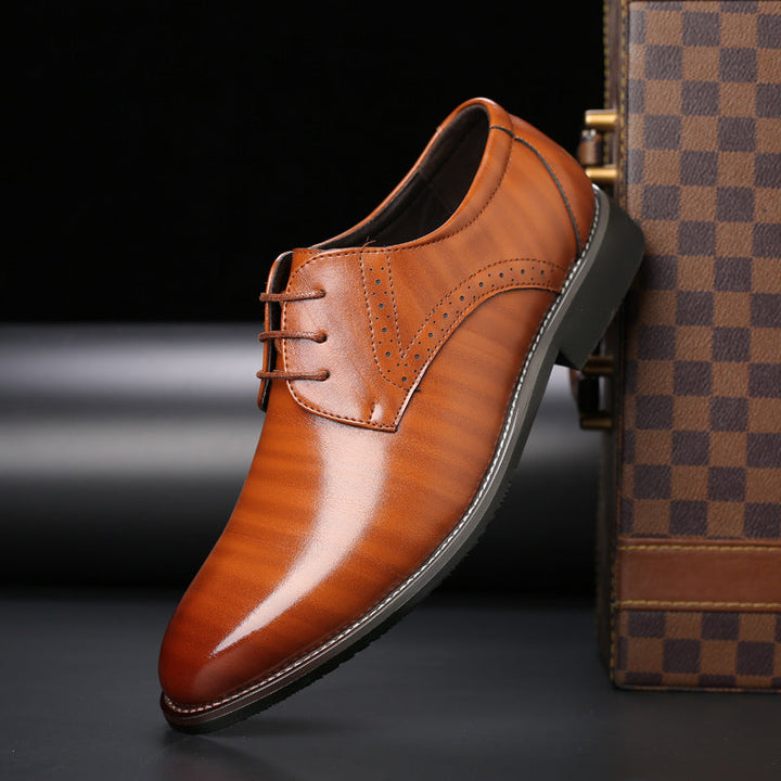 Gideon™ Luxe Élégant Chaussures Derby en Cuir pour Hommes pour un Confort Chic