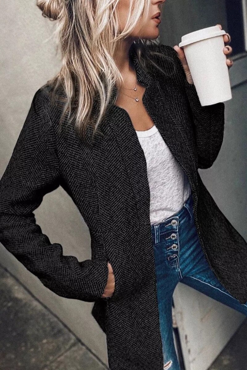 Bellerose | Blazer luxueux doux avec une élégante ouverture devant
