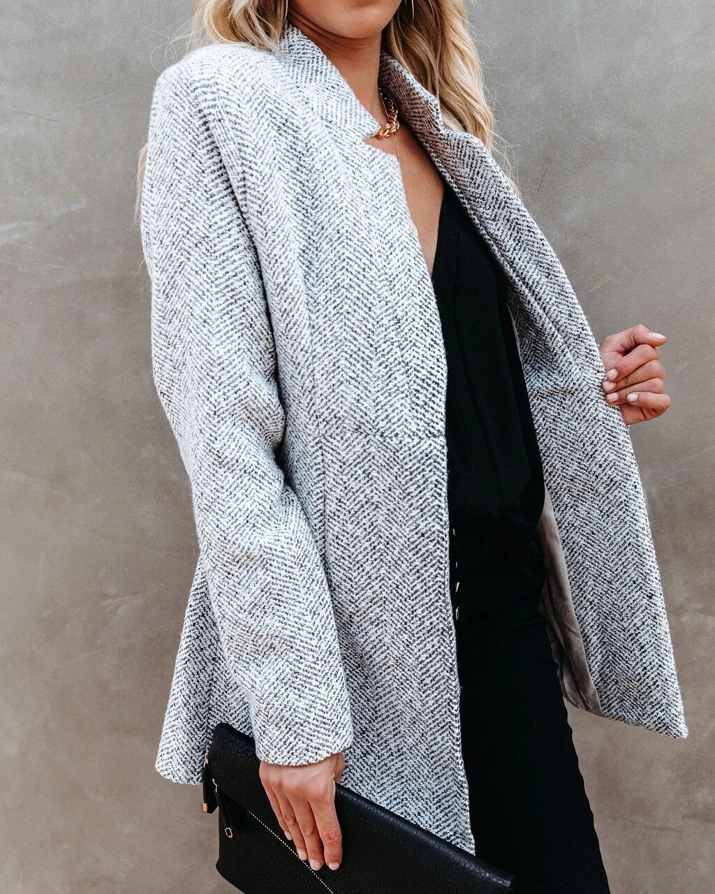Bellerose | Blazer luxueux doux avec une élégante ouverture devant