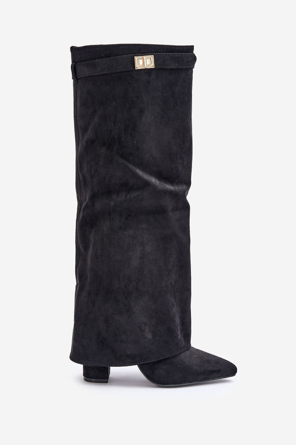 Kiara | Botte de genou élégantes avec une boucle tendance
