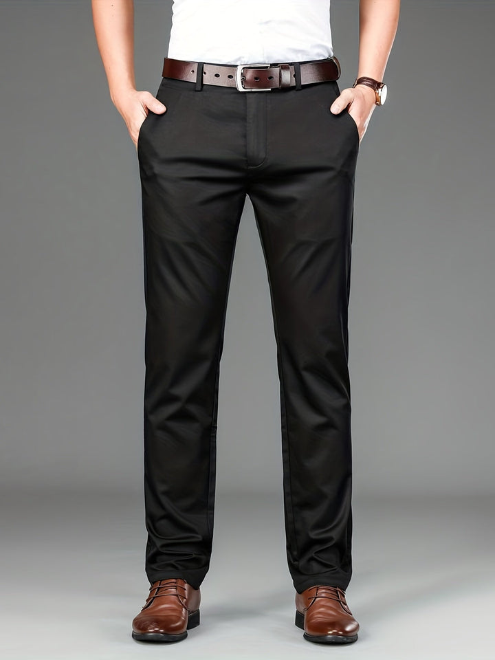 Victor - Pantalon Stretch Ajusté Intemporel pour Confort et Style