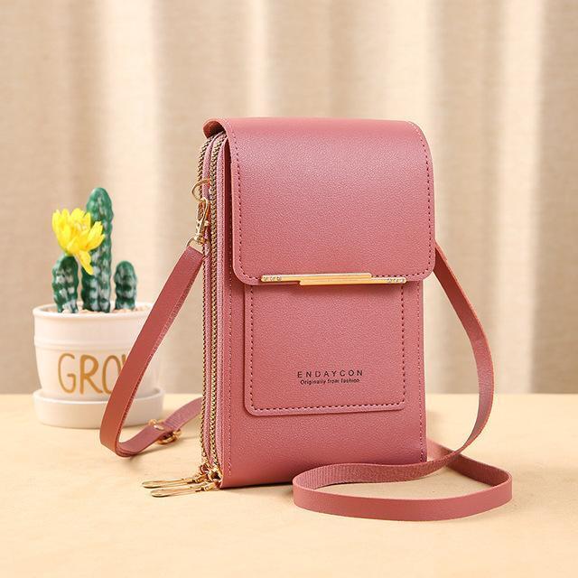 Sacoche crossbody compact et élégante avec un porte-carte multifonction pratique.