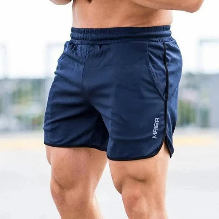 Shorts athlétiques pour hommes, légers et respirants, avec taille élastique et poches latérales pratiques.