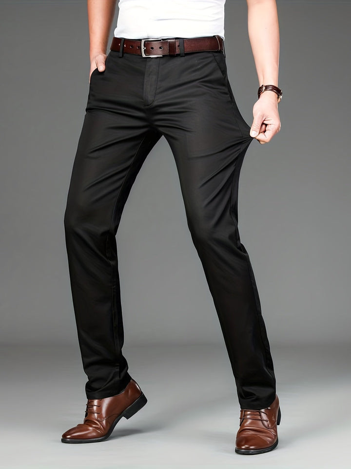 Victor - Pantalon Stretch Ajusté Intemporel pour Confort et Style