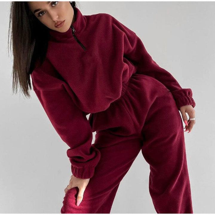 Chic jogging rouge Rosie pour les femmes élégantes