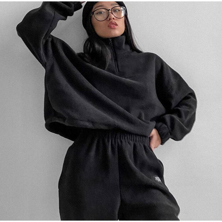 Jogging noir stylé pour femme - Pearl Collection