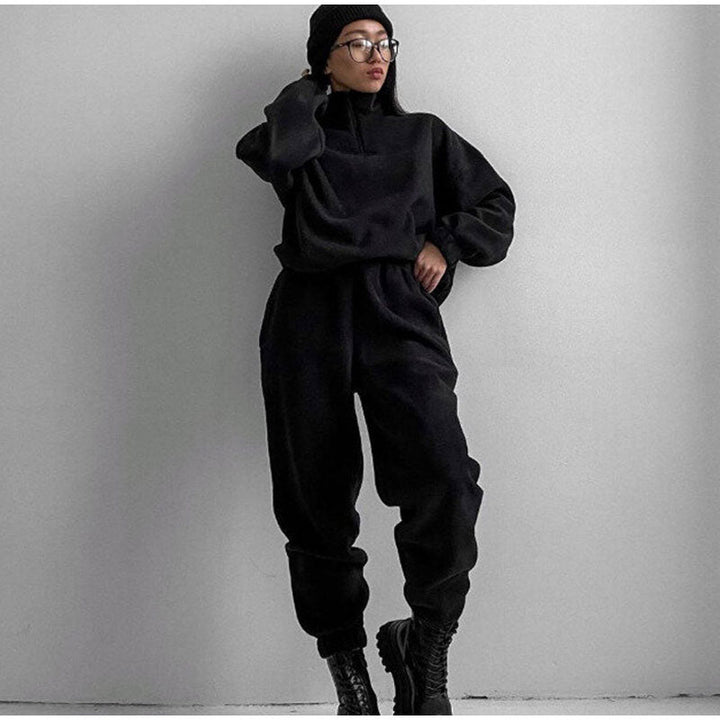 Jogging noir stylé pour femme - Pearl Collection