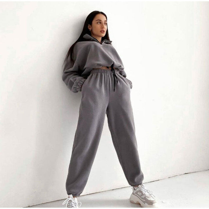 Giselle - Jogging gris stylé pour femmes