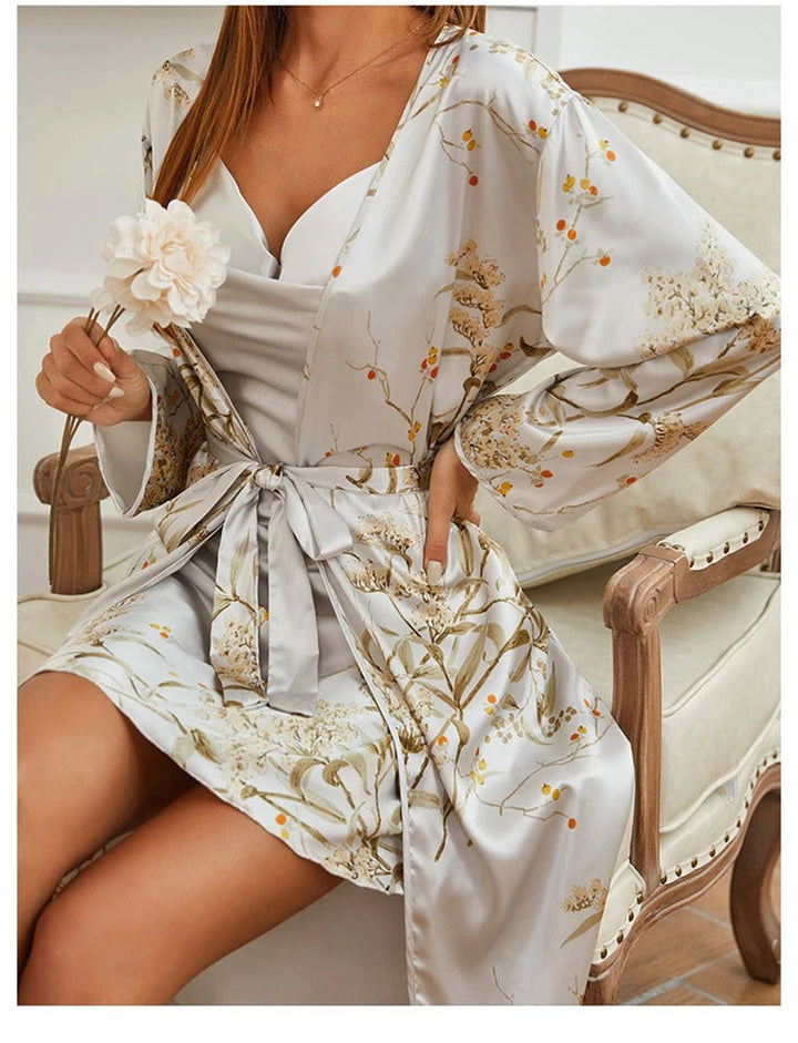 Shairee | Chemise de nuit et peignoir luxueux et élégant pour un confort ultime