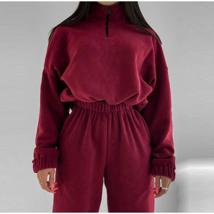 Chic jogging rouge Rosie pour les femmes élégantes