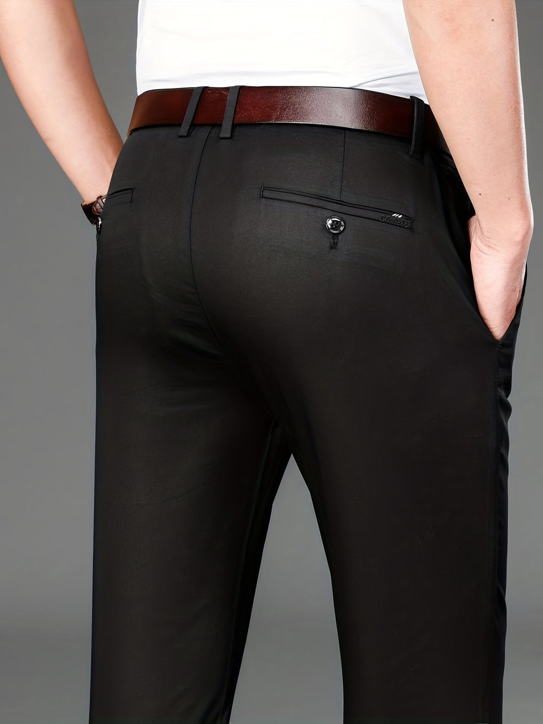 Victor - Pantalon Stretch Ajusté Intemporel pour Confort et Style
