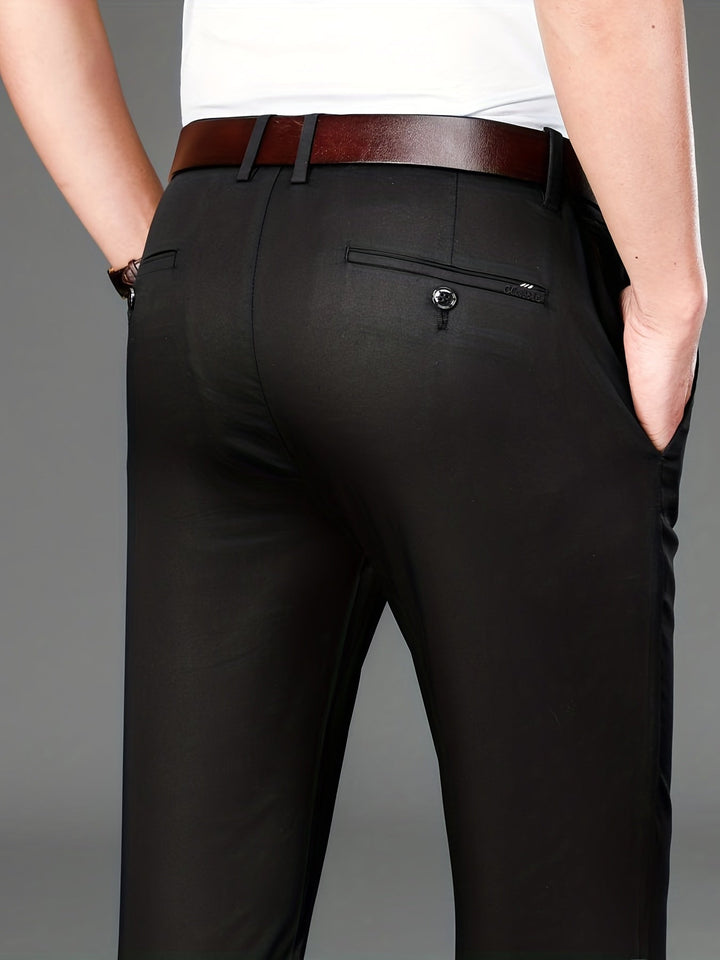 Victor - Pantalon Stretch Ajusté Intemporel pour Confort et Style