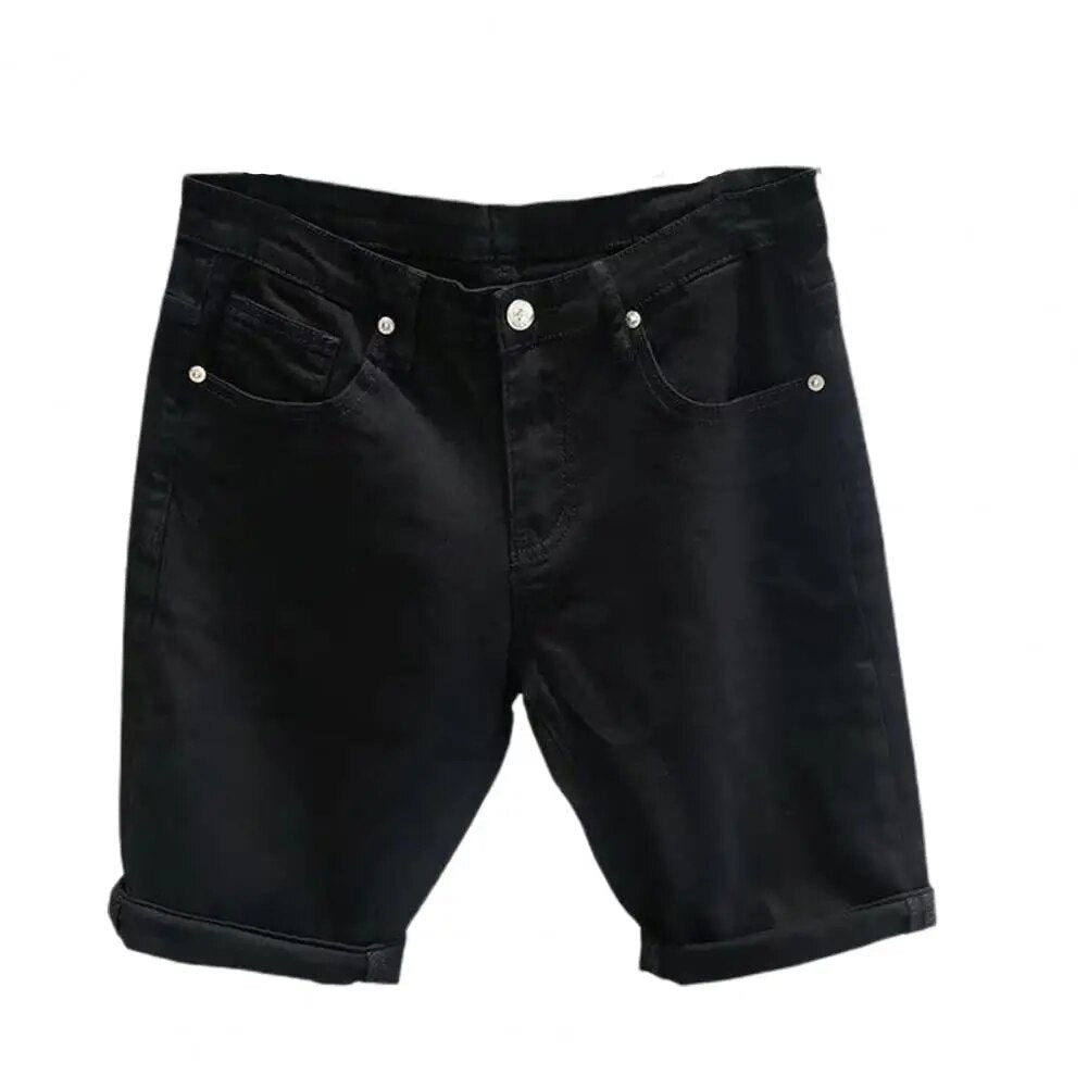 Levan - Short en denim slim fit pour hommes modernes pour un look d'été élégant