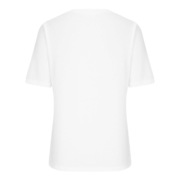 Lieke - Haut d'été blanc élégant avec décolleté en V pour un look chic