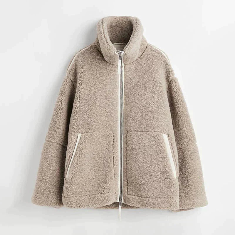 Pauline™ - Veste Teddy en coton douillet